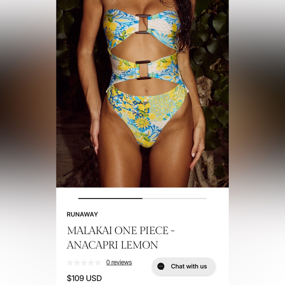 Bathing Suit- one piece- Runaway the Label